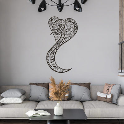 Wandtattoo Wanddeko Mandala Schlang