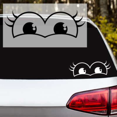 Autoaufkleber Augen Wandtattoos, Poster, Aufkleber, Leinwände