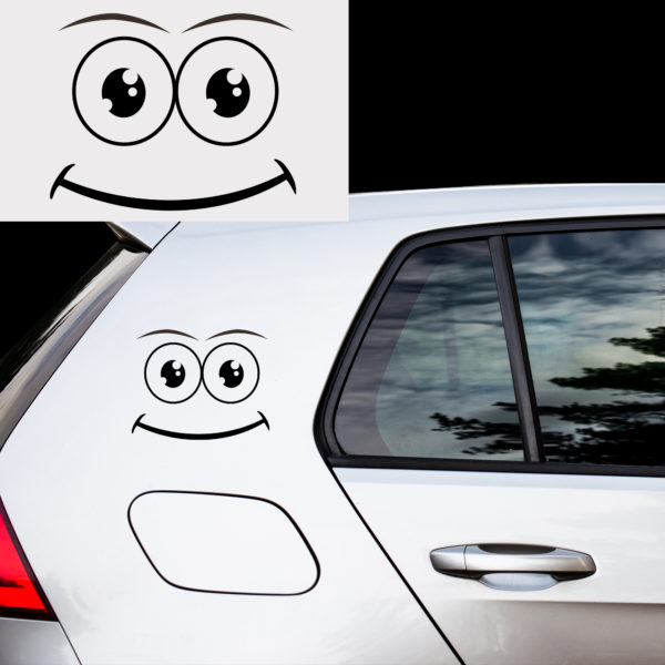 Autoaufkleber Smilie Autoaufkleber Smilie