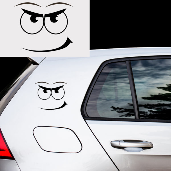 Autoaufkleber Smilie Autoaufkleber Smilie