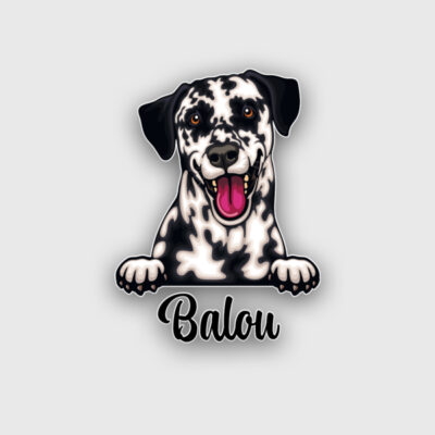 Aufkleber Sticker Autoaufkleber Dalmatiner