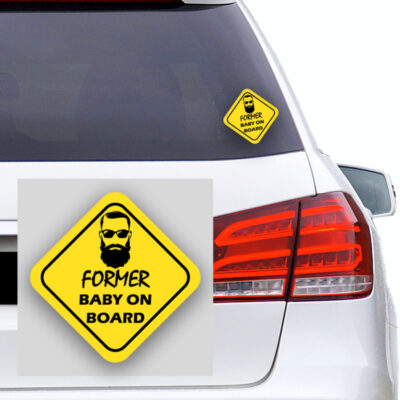 Autoaufkleber Funsticker Aufkleber Former Baby on Board