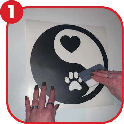 Wandtattoo-Klebeanleitung 1