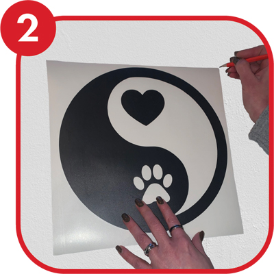 Wandtattoo-Klebeanleitung 2