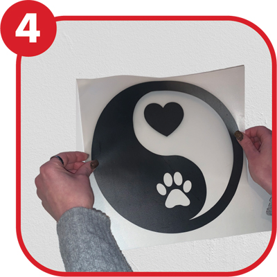 Wandtattoo-Klebeanleitung 4