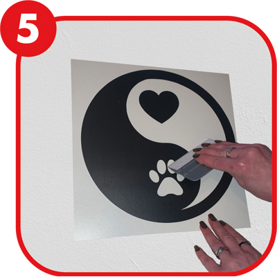 Wandtattoo-Klebeanleitung 5